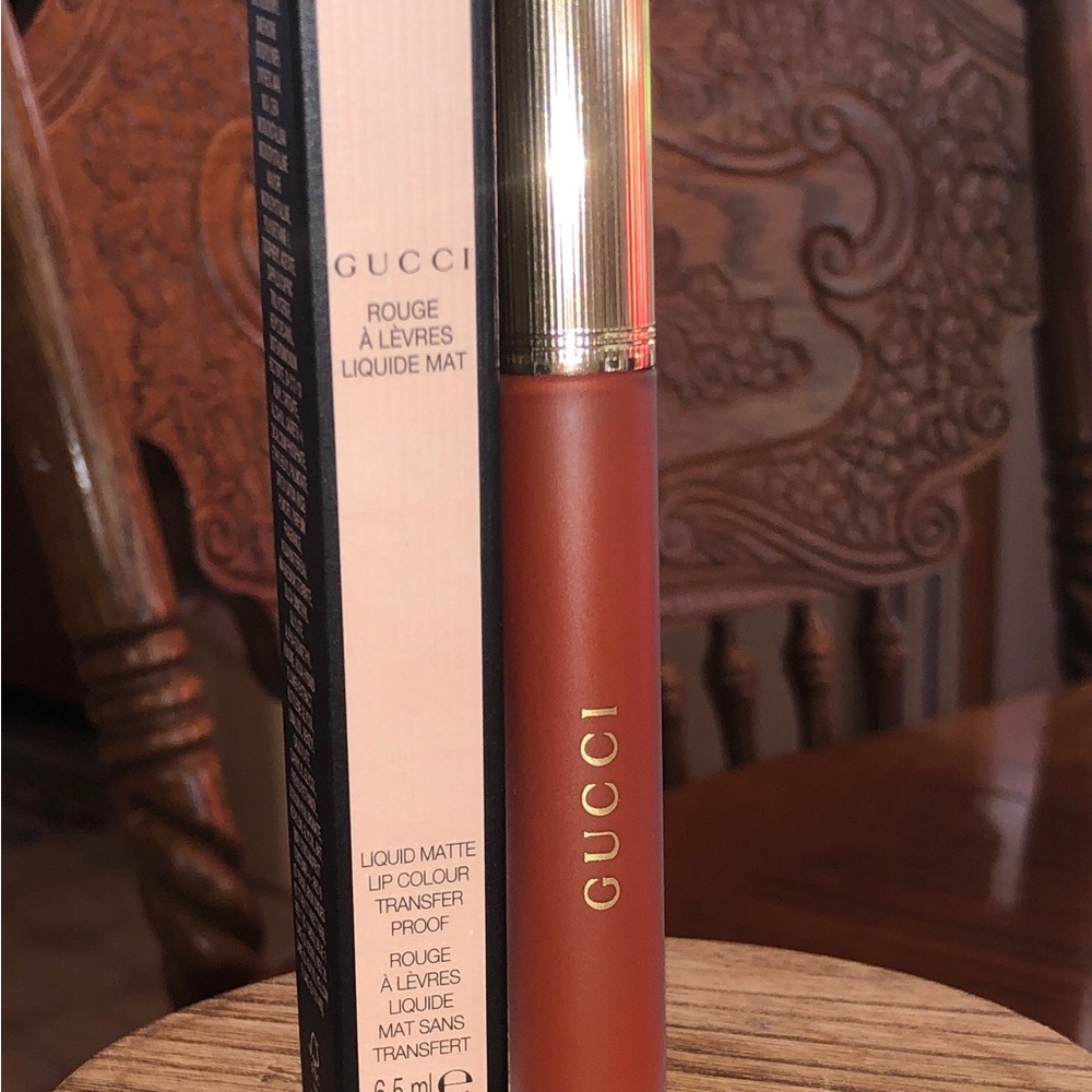 Gucci Liquid Matte Lipstick in Janet Rust